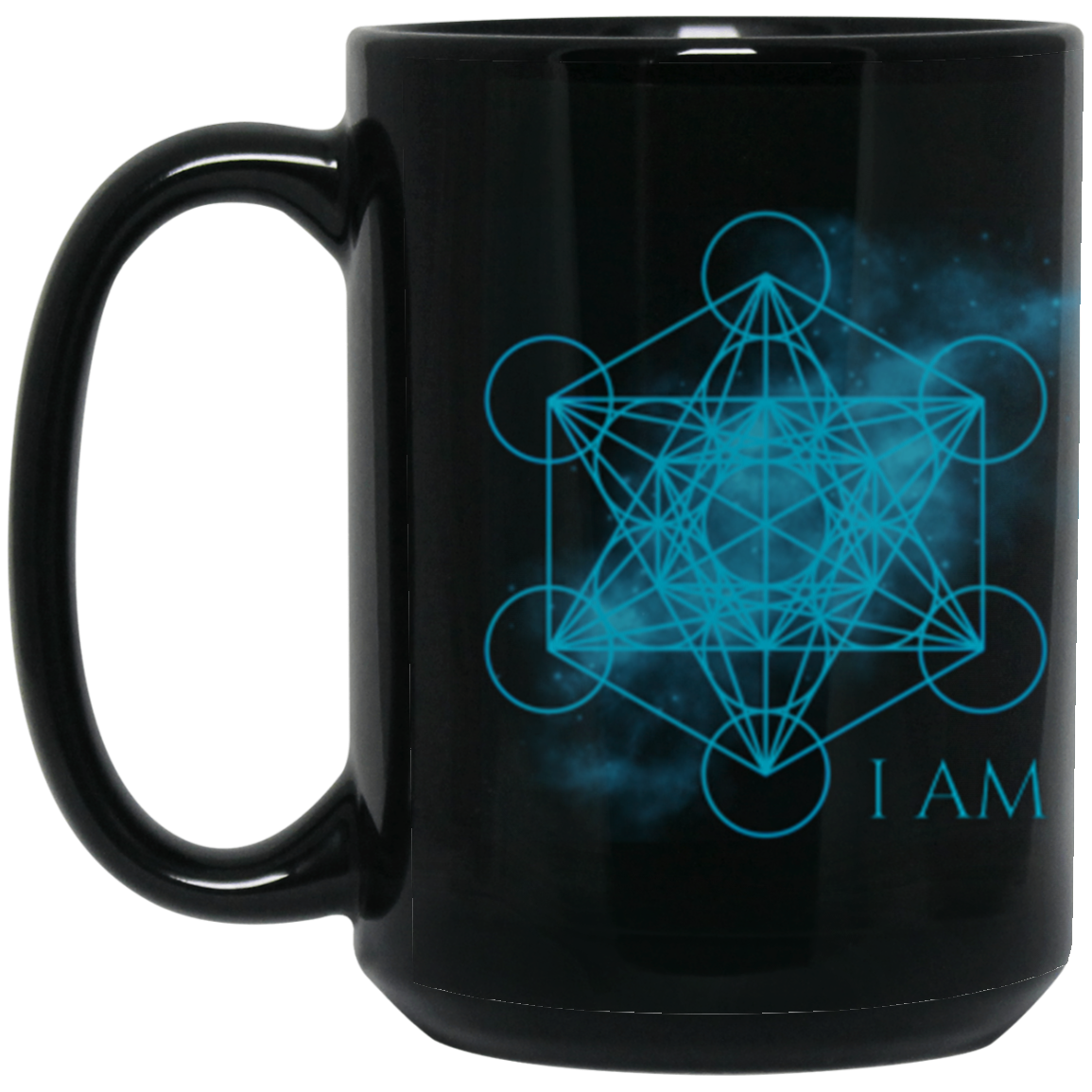 I Am BM15OZ 15oz Black Mug